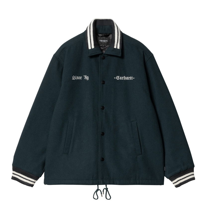 Bomberjakke Carhartt WIP Wool Coach Jacket Grøn | I034386_6
