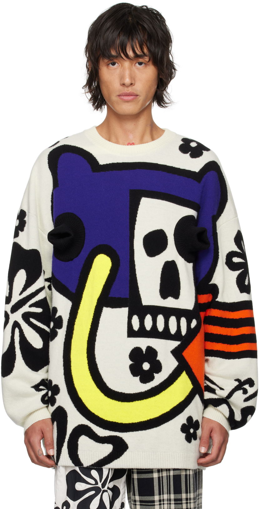 Sweater Walter Van Beirendonck Knit Crewneck Sweater Flerfarvet | 5001