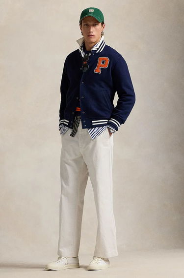 Bomberjakke Polo by Ralph Lauren Fleece Baseball Jacket Blå | 710959022001, 2
