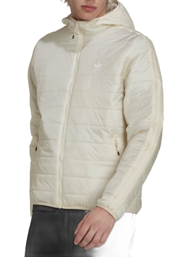 Jakke adidas Originals Jacket Padded Hooded Puffer Beige | hl9213