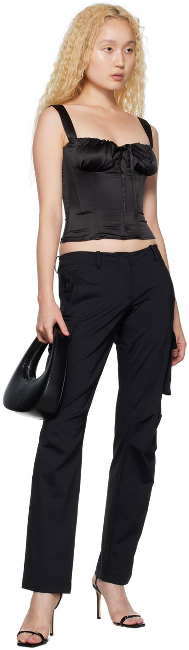 Cargo bukser Miaou Miaou Raven Cargo Trousers Sort | 1019-CL-BLK, 3