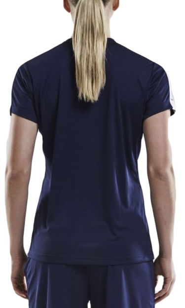 Jersey Craft PROGRESS Contrast Short-Sleeve V-Neck Jersey Mørkeblå | 1905567-1390, 1