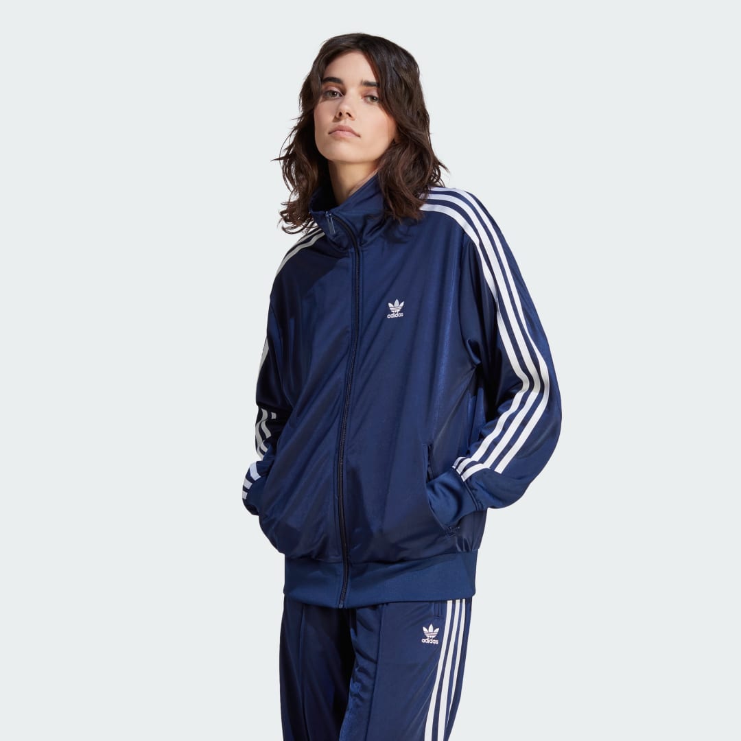 Jakke adidas Originals Adicolor Classics Loose Firebird Mørkeblå | IL3816, 1