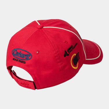 Kasket Carhartt WIP Haddon Cap Rød | A252049_1, 1