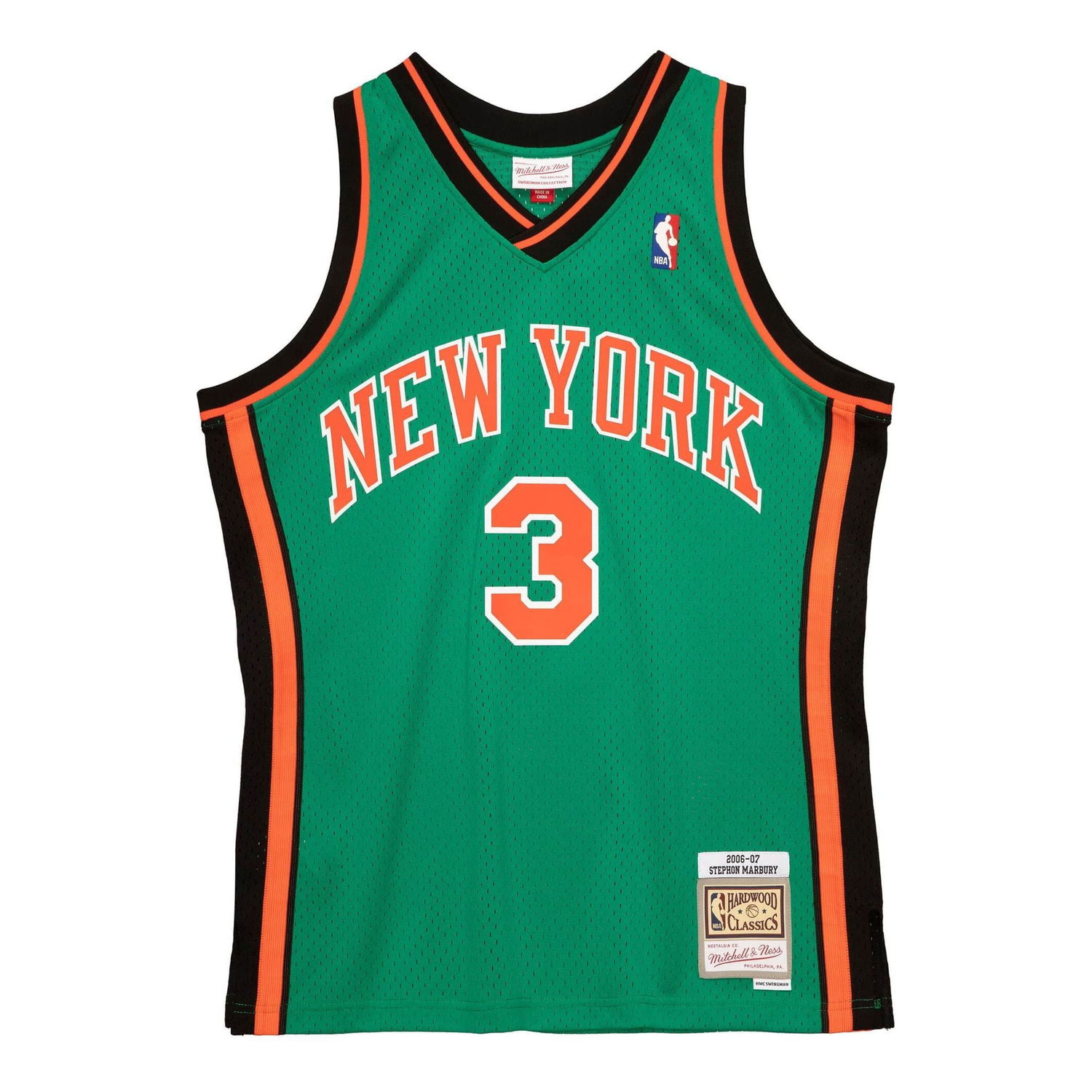 Jersey Mitchell & Ness NBA New York Knicks 'Stephon Marbury 3' Swingman Jersey Grøn | SMJYGS20012-NYKKYGN06SMB, 0