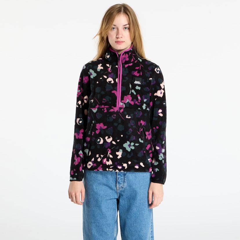 Sweatshirt Horsefeathers Viva Quarter-Zip Fleece Sweatshirt Colored Cheetah Flerfarvet | TW049A