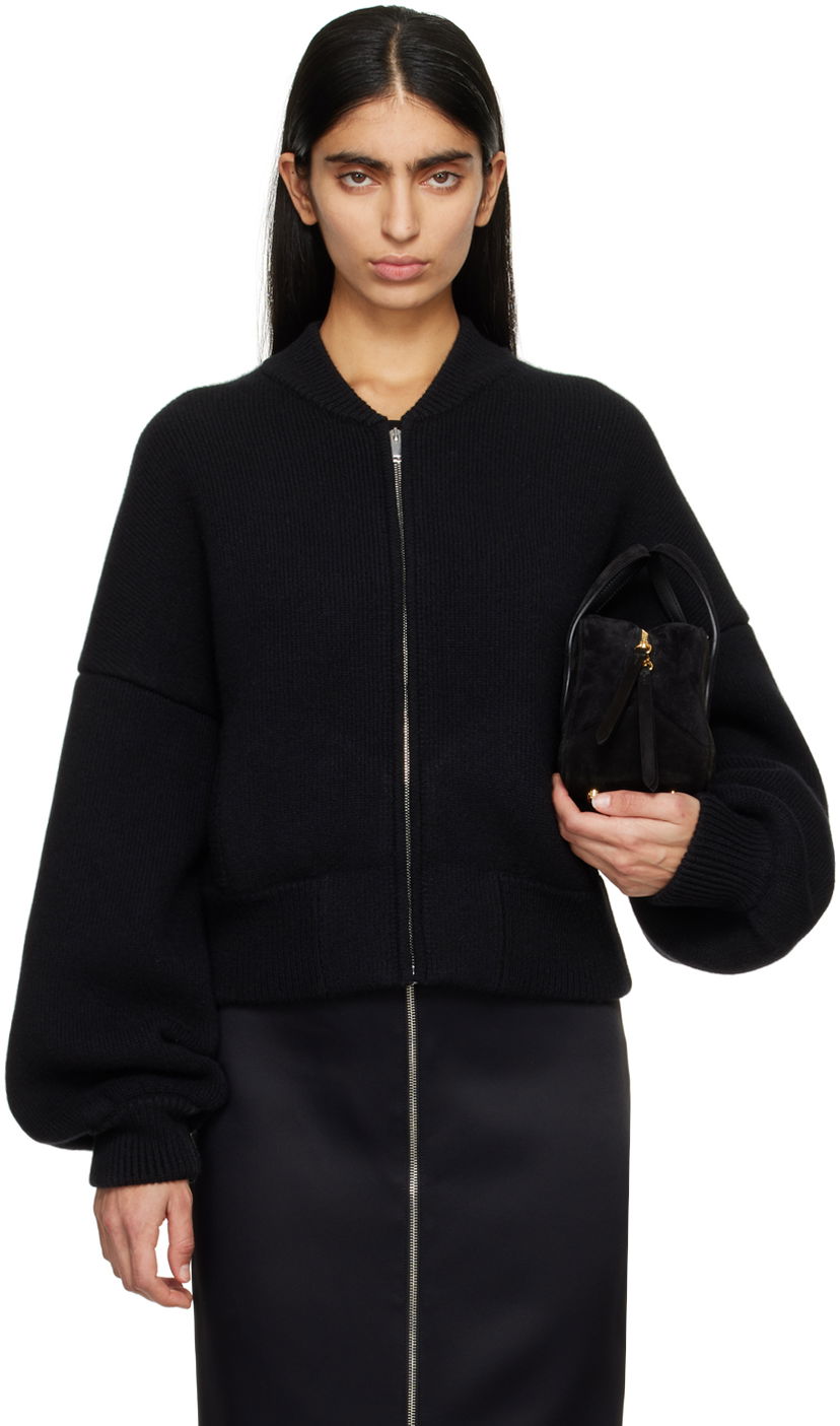 Jakke Khaite Black Rhea Jacket Sort | 9361600