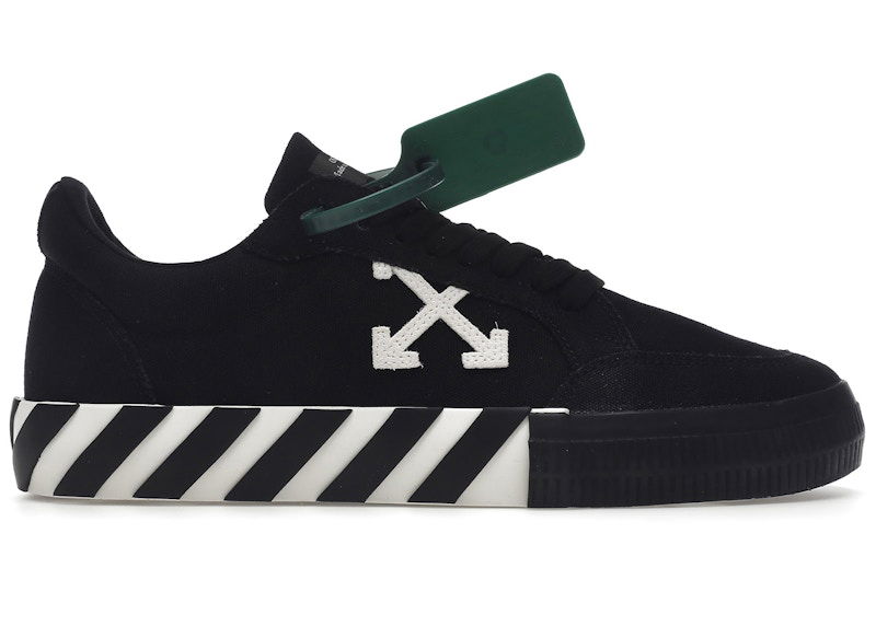 Sneakers og sko Off-White Vulc Low Canvas Black White W Sort | OWIA272C99FAB0011001, 0