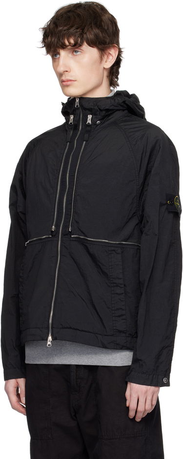 Vindjakke Stone Island Stone Island Nylon Metal Watro-TC ECONYL Jacket Sort | K1S15 4100020 S0020, 3