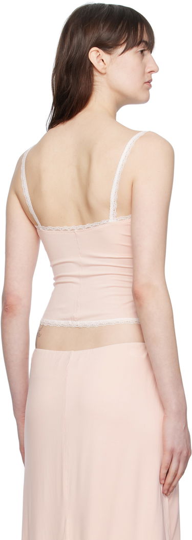 Tanktop GUIZIO Guizio Dainty Lace-Trim Camisole Lyserød | S24102K017, 2