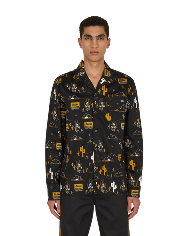 Skjorte Dickies Bettles AOP Shirt Sort | DK0A4XGY BLK1, 1