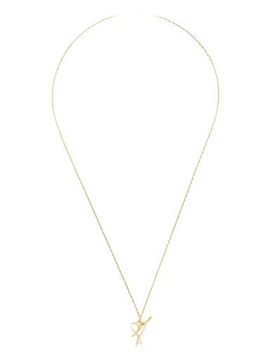 Halskæde AMI Chain Necklace Beige | UJW916.361