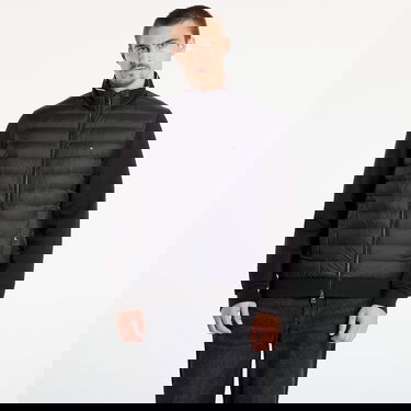 Puffer jakke Tommy Hilfiger Jacket Mix Media Ess Rwb Stand Collar Sort | MW0MW41329 BDS, 0