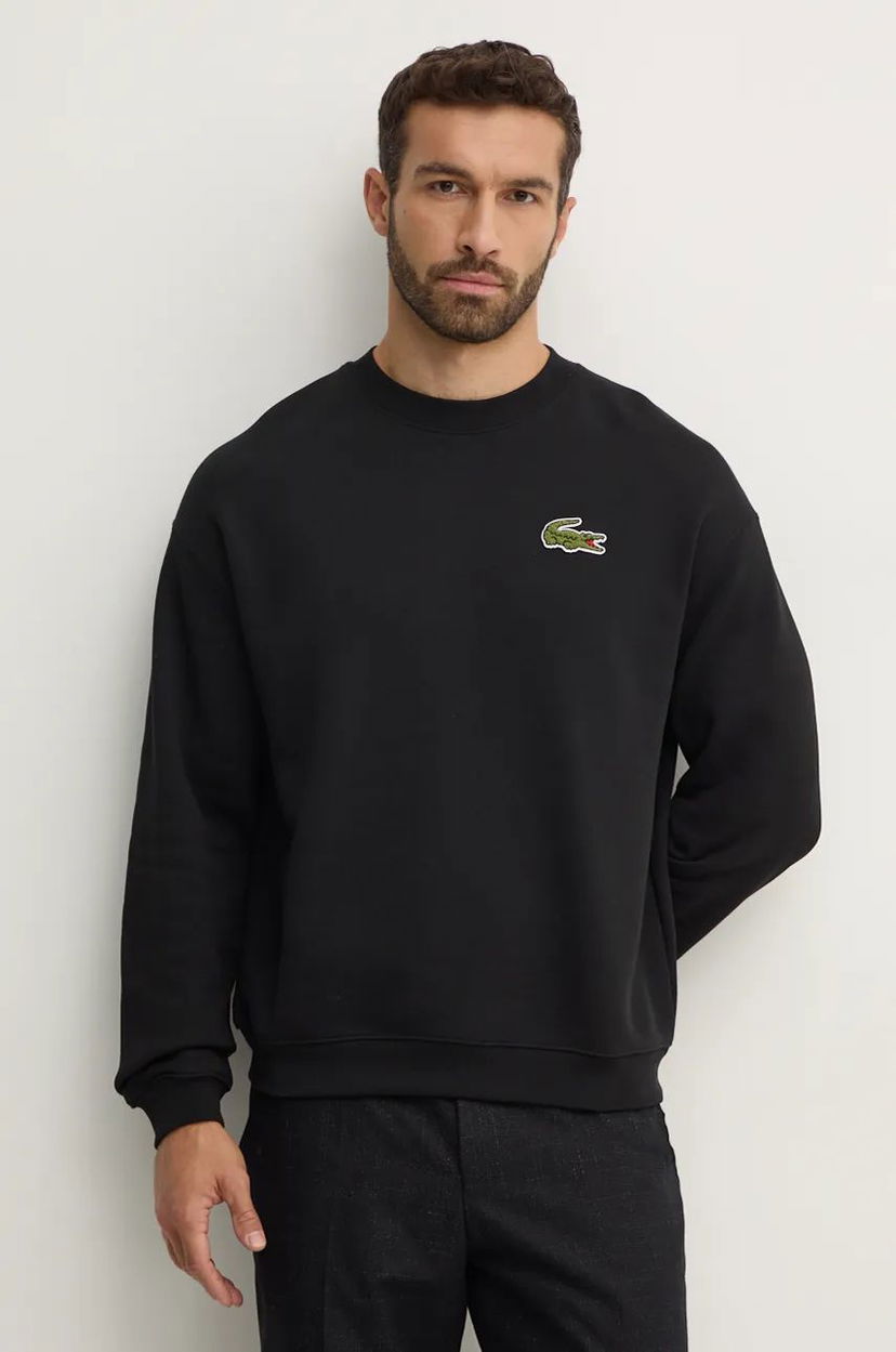 Sweatshirt Lacoste Black Minimalist Sweatshirt Sort | SH2741