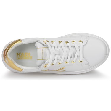 Sneakers og sko KARL LAGERFELD KAPRI Signia Lace Lthr Hvid | KL62510A-01G, 4