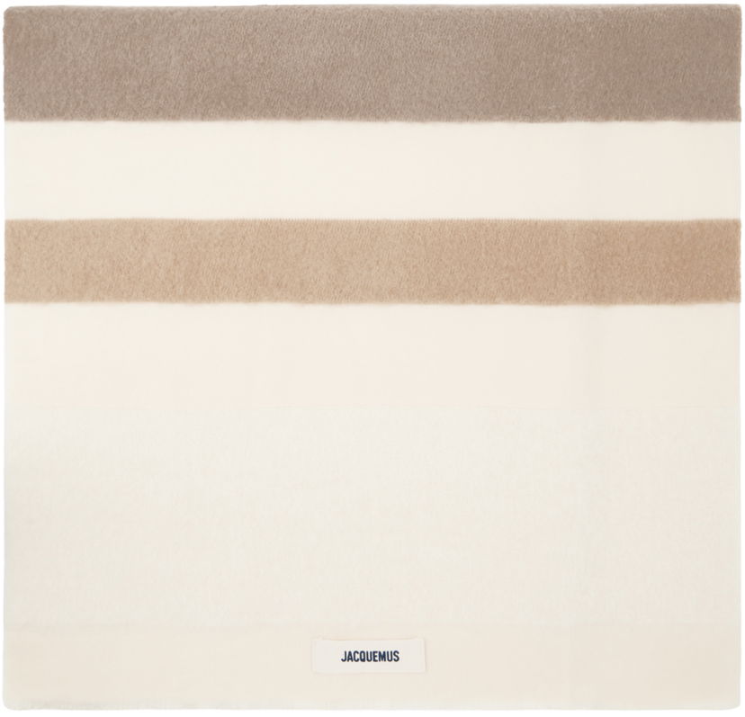 Tørklæde Jacquemus Beige 'L'écharpe Arazzo' Scarf Beige | 24H246AC683-5206