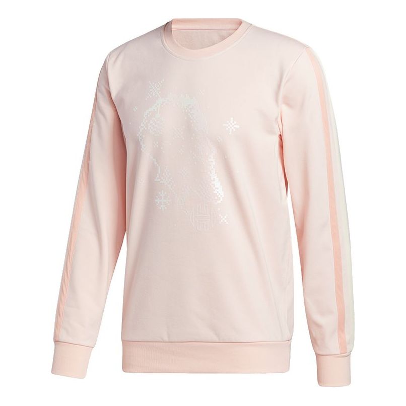 Sweater adidas Originals Decorate Cr Basketball Casual Sports Stripe Sweatshirt Lyserød | GU0508