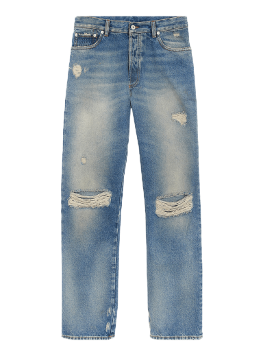 Jeans HERON PRESTON Distressed Regular Jeans Blå | HMYA011F22DEN0034000