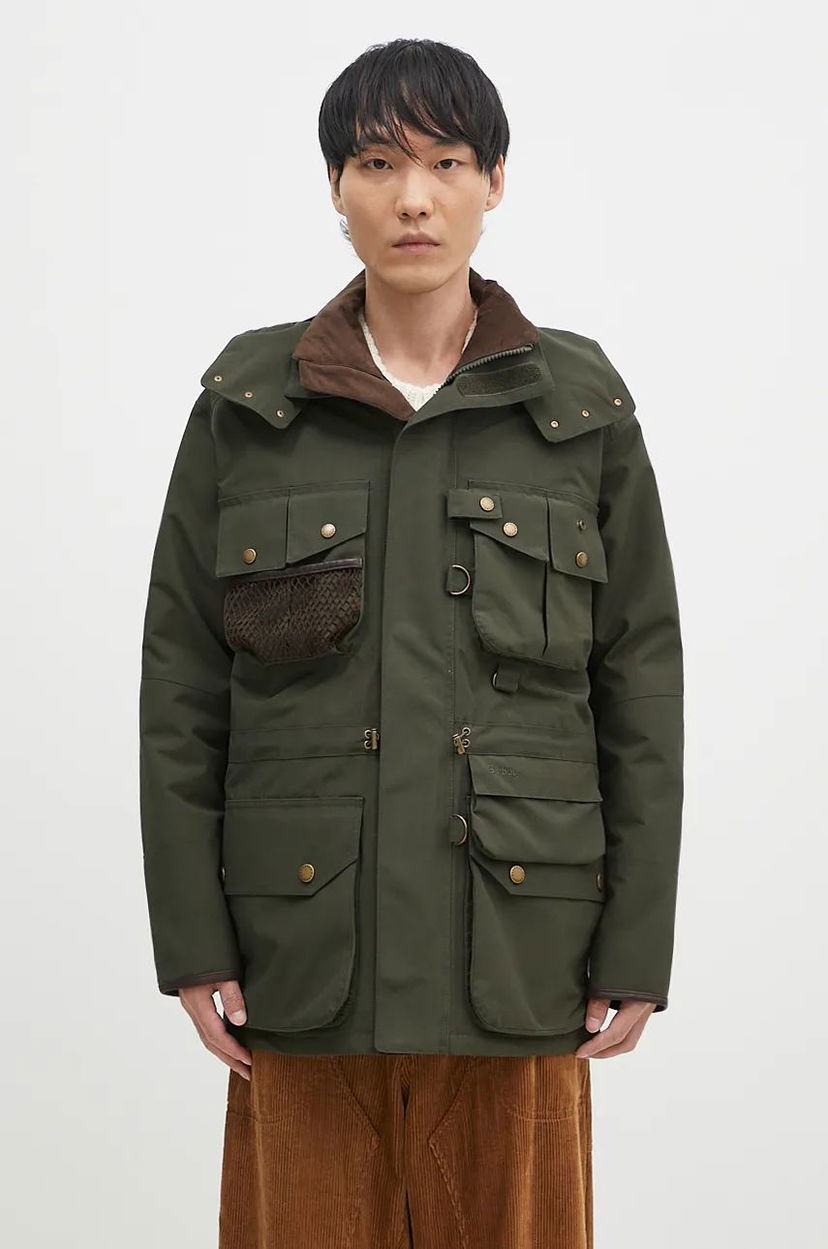 Regnfrakke Barbour Raincoat Dryfly Grøn | MWB1117