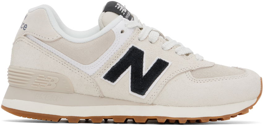 Sneakers og sko New Balance 574 "White Black" Hvid | U574NWB, 0