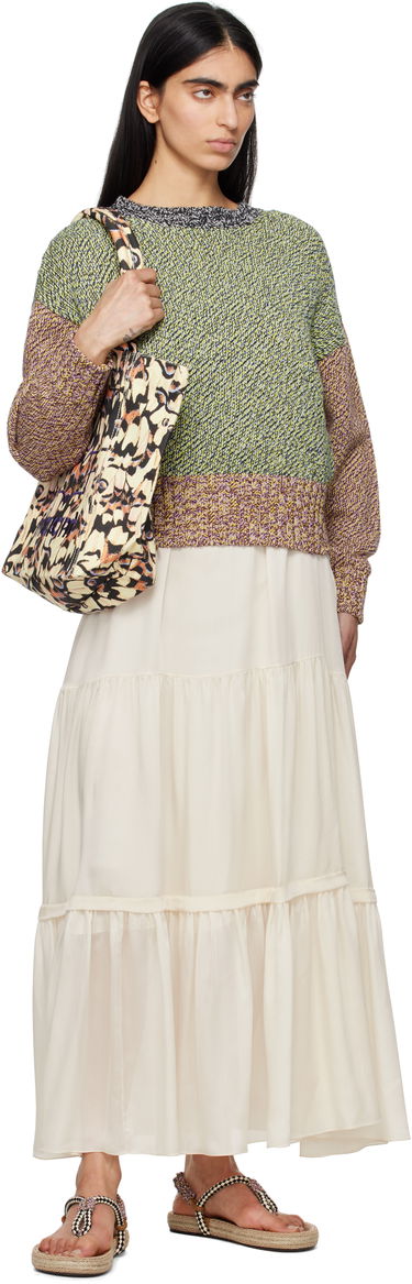 Mulepose ISABEL MARANT Isabel Marant Yenky Small Butterfly Print Tote Beige | PM0002FA-C2X02M, 3