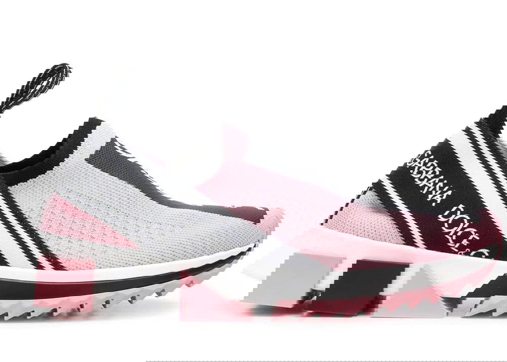 Sneakers og sko Dolce & Gabbana Sorrento Slip On Pink Black W Lyserød | CK1595AH6778B405, 0