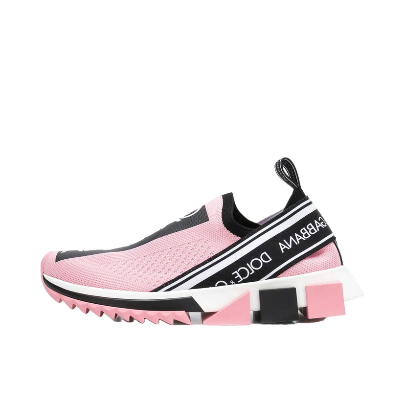 Sneakers og sko Dolce & Gabbana Sorrento Slip On Pink Black W Lyserød | CK1595AH6778B405