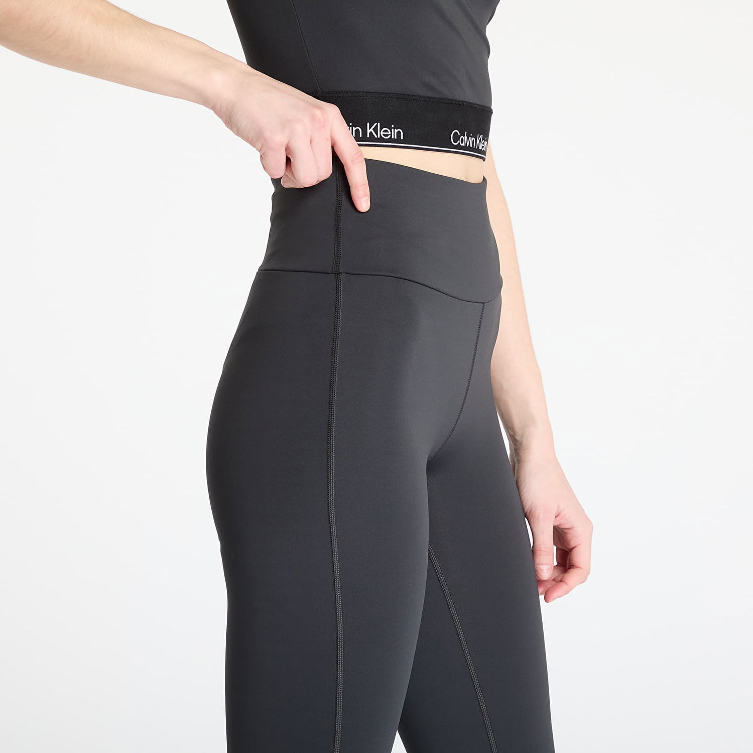 Leggings CALVIN KLEIN Calvin Klein Sport Modern Flare Leggings Grå | LVGWS5L611 UB1, 1