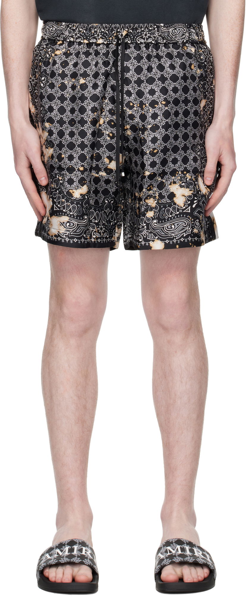Shorts AMIRI AMIRI Bleach Bandana Shorts Sort | AMSHCA1106