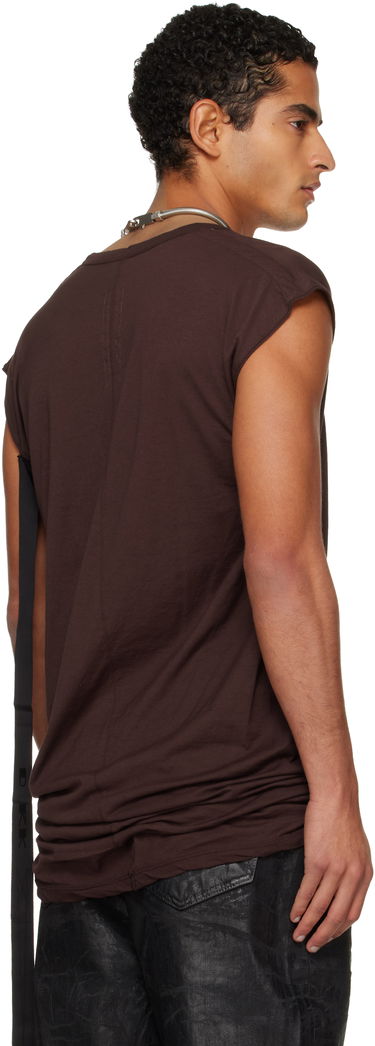T-shirt Rick Owens DRKSHDW Concordians Dylan Deep V-neck T-shirt Brun | DU02E7157 BH, 2