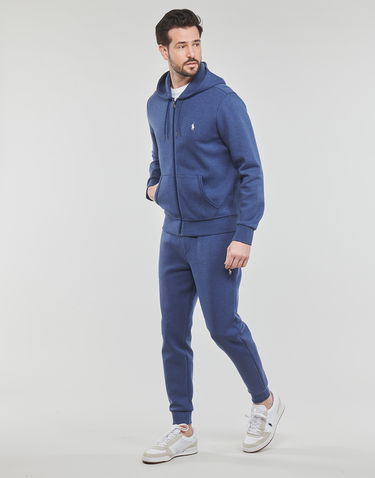 Sweatshirt Polo by Ralph Lauren Double Knit Hoodie Mørkeblå | 710881517016, 2