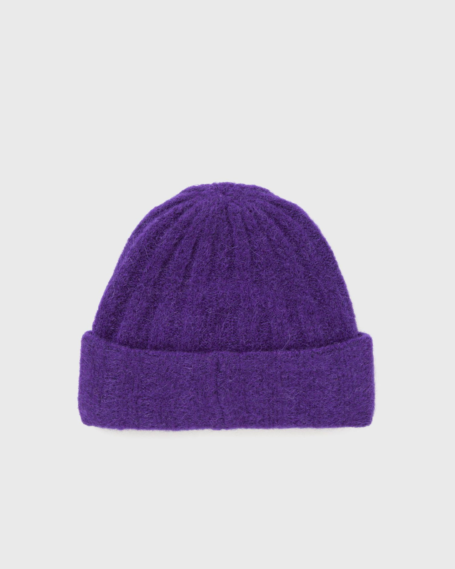 Beanie American Vintage Beanie Knitted Fluffy VITOW Lilla | VITO22AH25-AUBERGINE, 1