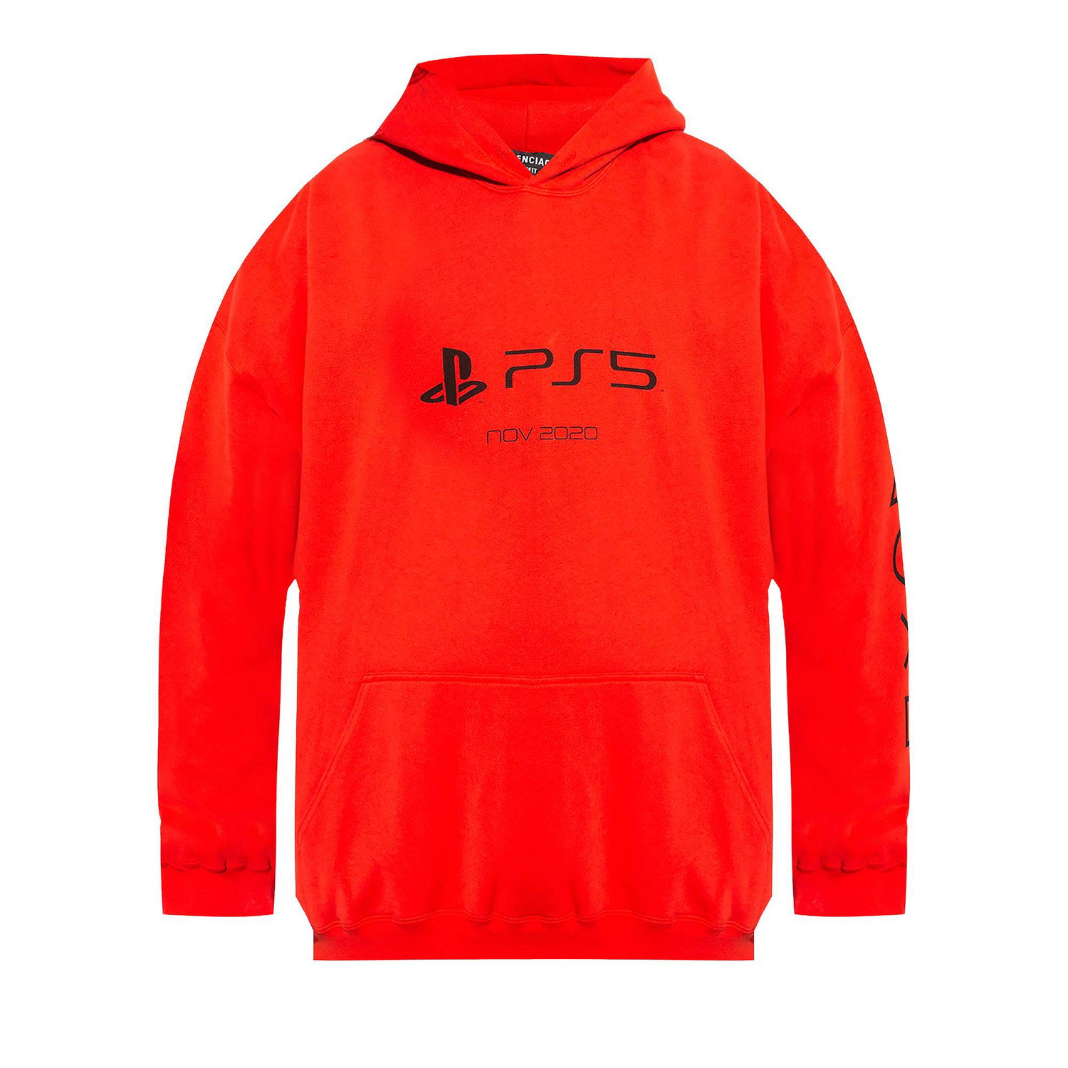 Sweatshirt Balenciaga Playstation Boxy Hoodie Rød | 651799 TKVF4 6552, 1