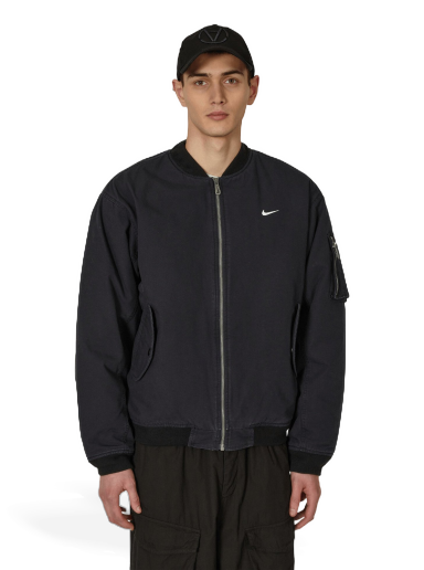Jakke Nike Woven Flight Jacket Sort | DX0680-010