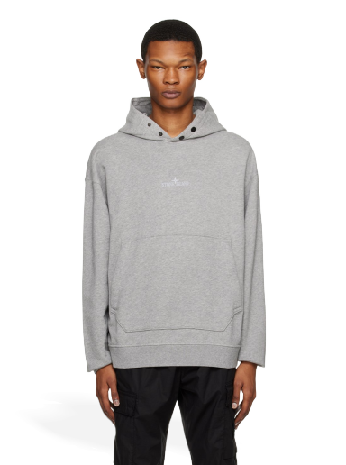 Sweatshirt Stone Island Embroidered Grå | 781562251