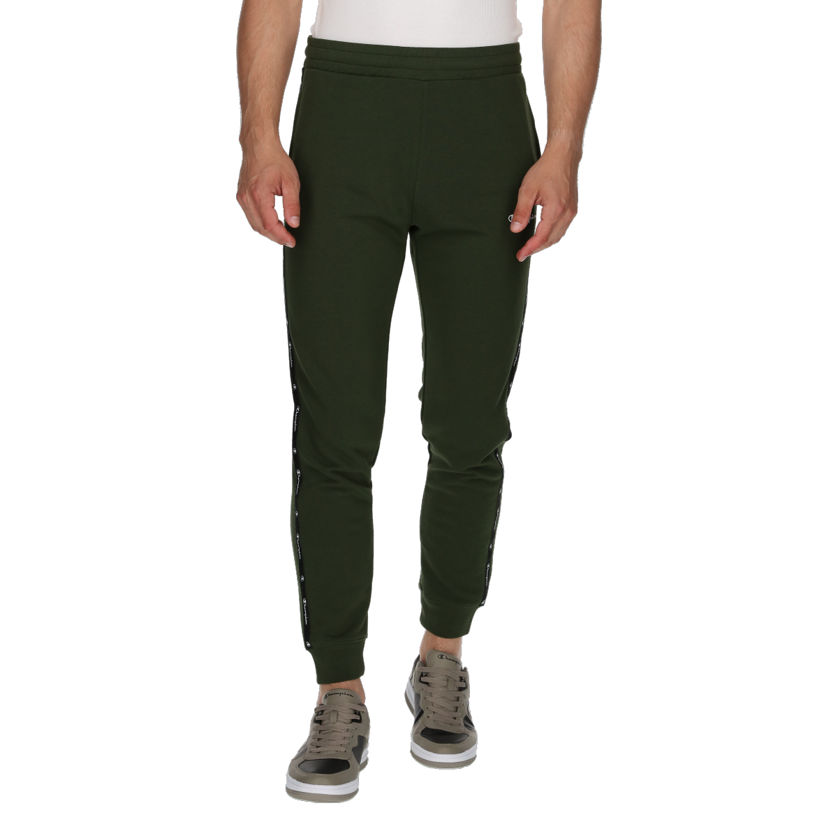Joggingbukser Champion COLOR BLOCK Joggers Grøn | 219955-GS543, 0