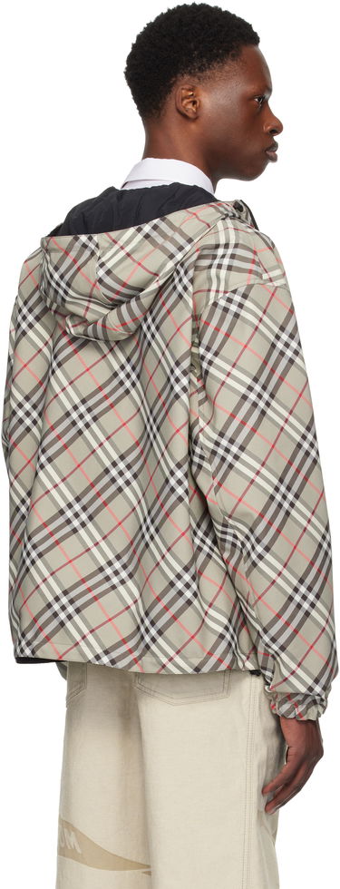 Jakke Burberry Burberry Check Reversible Jacket Beige | 8110290, 2