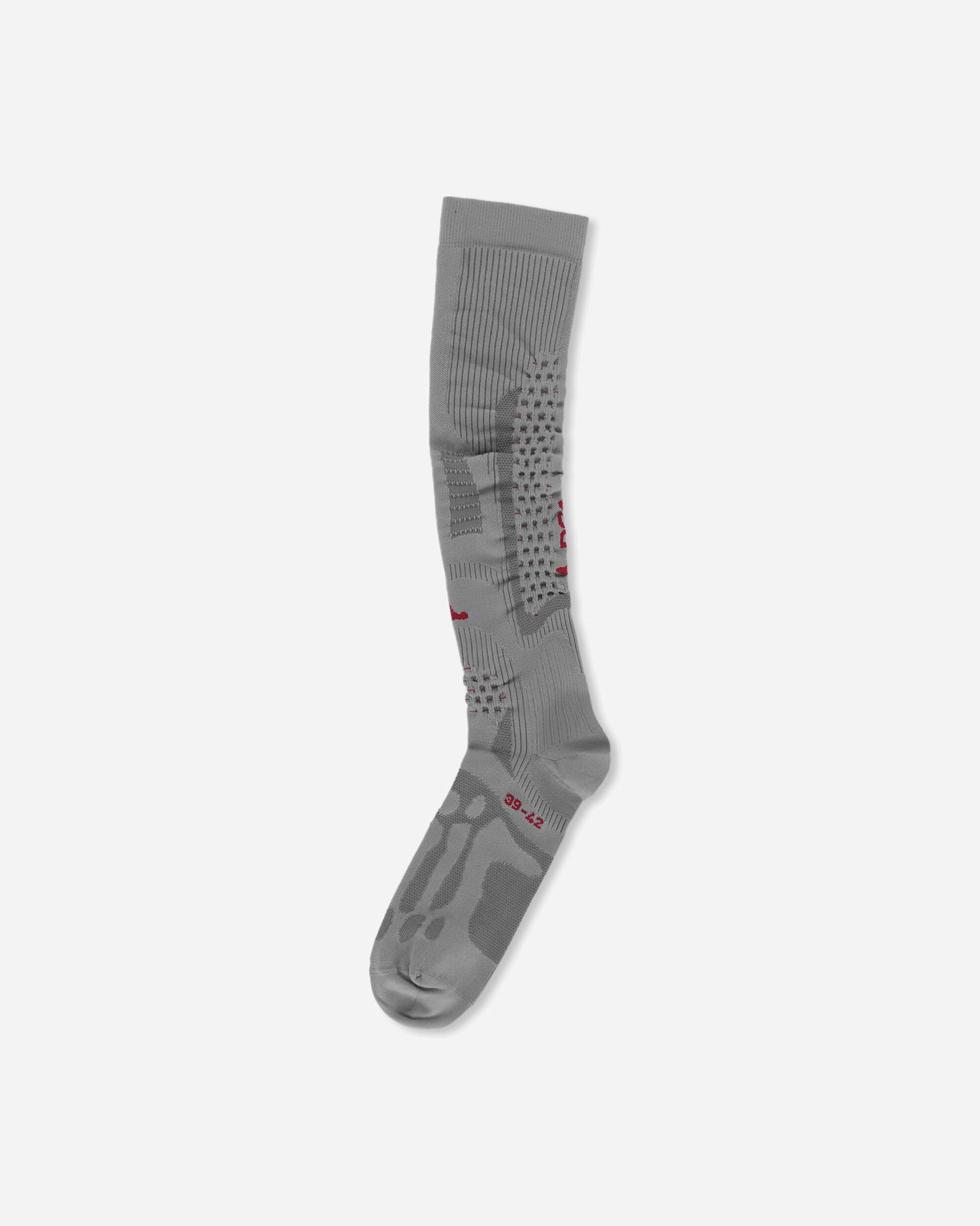 Sokker ROA Bones Logo Q-skin Technical Knee-High Socks Grå | RBMW0410YA53 GRY0001, 0