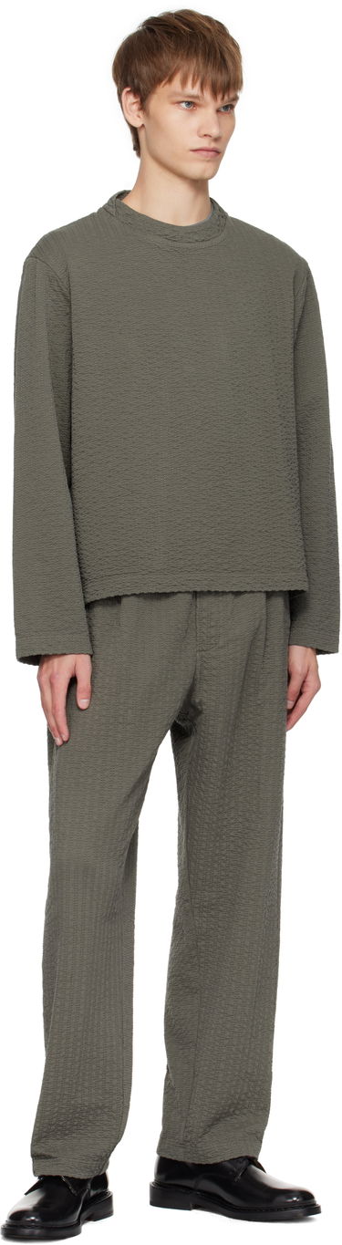 T-shirt Craig Green Craig Green Embroidered Linestitch Smock T-Shirt Grøn | CGAW25CWOSHI69, 3