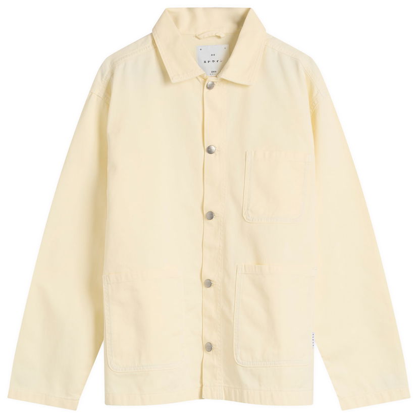 Jakke EDWIN Trembley Jacket, Size Large Gul | I033402-WHWGD