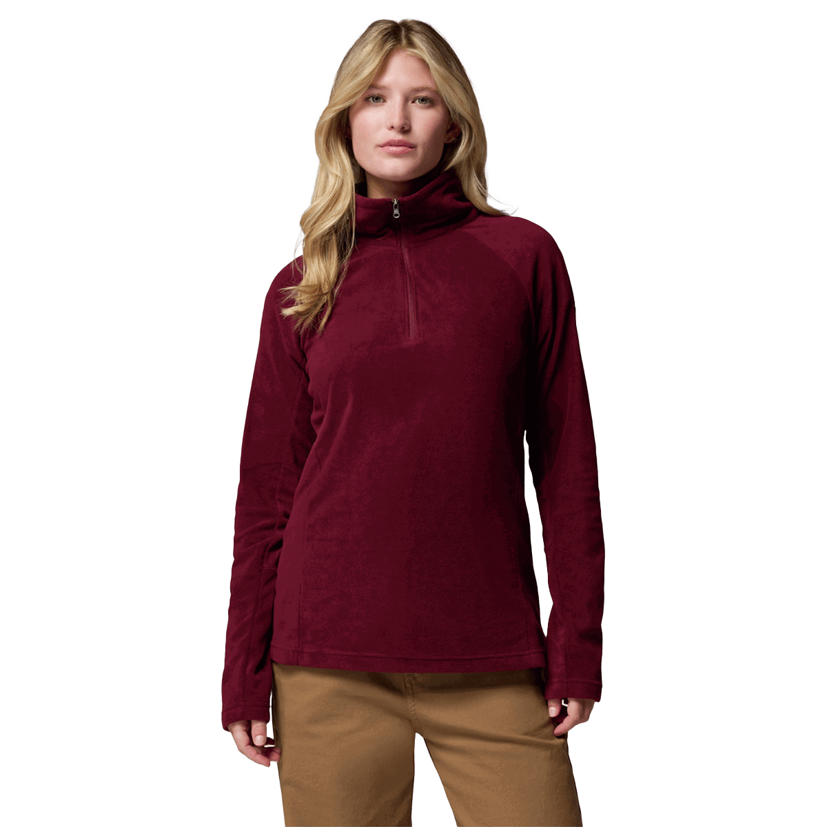 Sweatshirt Columbia Glacial™ IV Half-Zip Fleece Pullover Bourgogne | 1802201622, 0