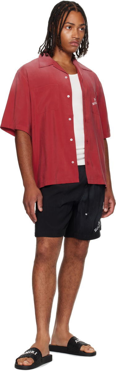 Skjorte AMIRI AMIRI Hollywood Bowling Shirt Rød | AMSTCA1154, 3