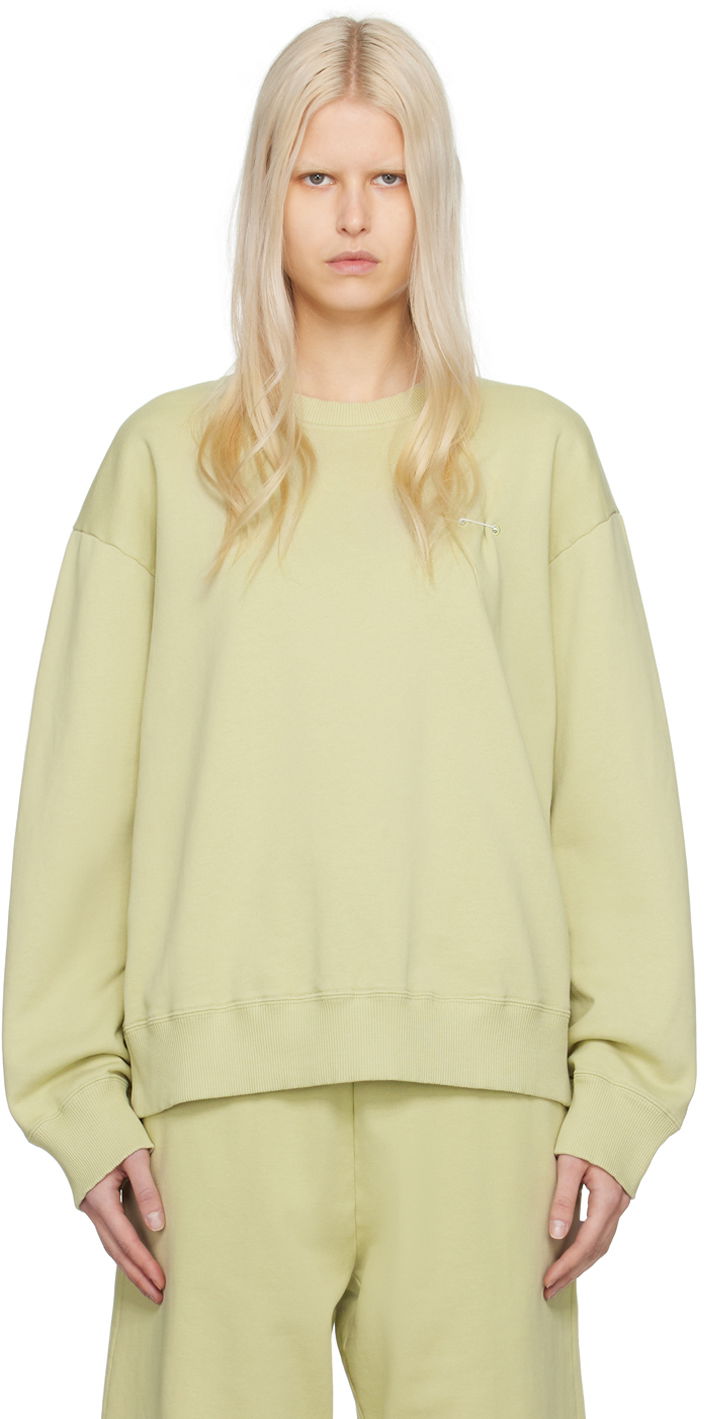 Sweatshirt Maison Margiela MM6 Safety Pin Sweatshirt Grøn | SH0GU0006 S25537, 0