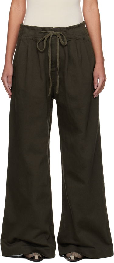 Bukser Entire Studios Entire Studios Cinch Trousers Grøn | ES2546OL, 0
