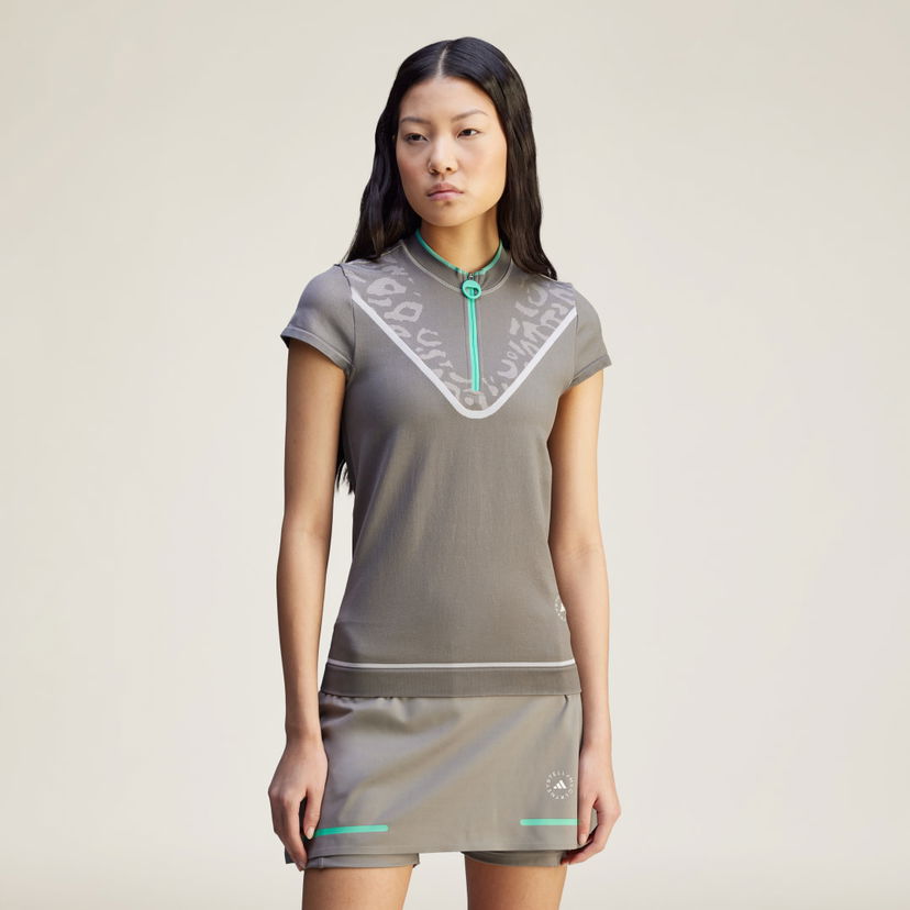 Nederdel adidas Performance adidas by Stella McCartney TrueNature Golf Polo Shirt Grå | JI5229