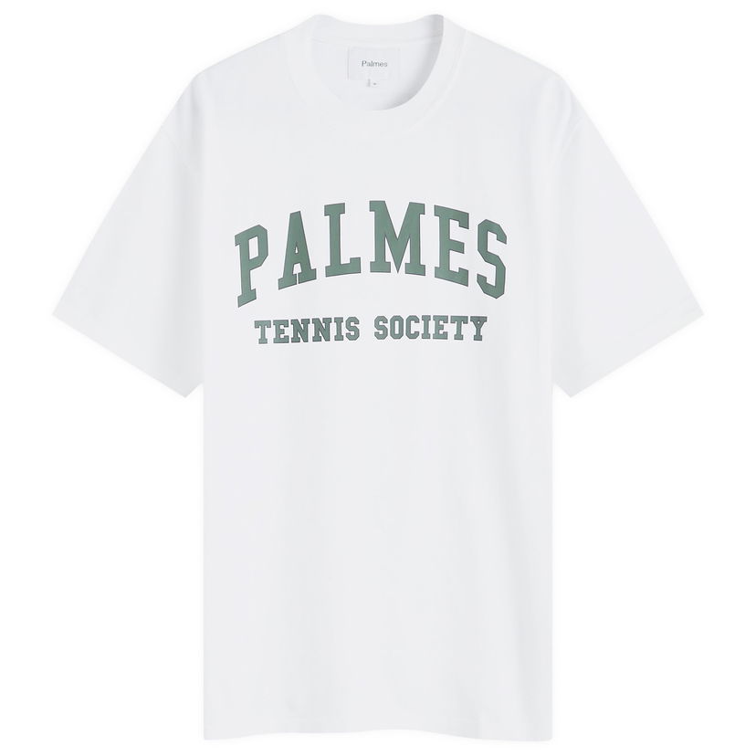 T-shirt Palmes Ivan Collegiate T-Shirt Hvid | P10-0004-077