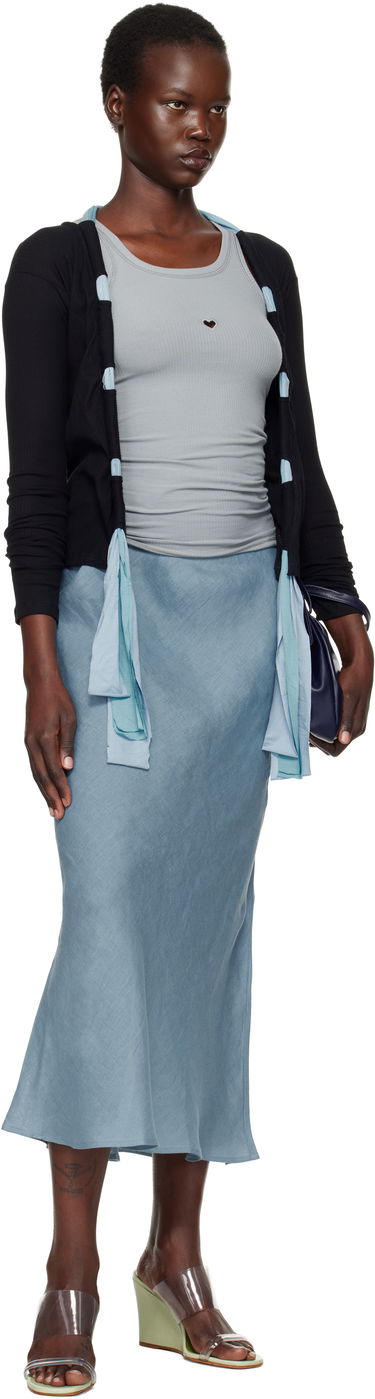 Sweater Baserange Circ Black & Blue Cardigan Sort | TOCC-RB-SP25, 3