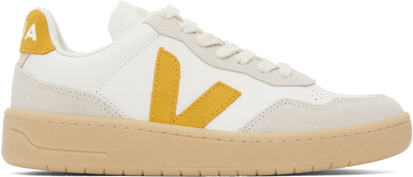 Sneakers og sko Veja V-90 Leather Hvid | VD2003894