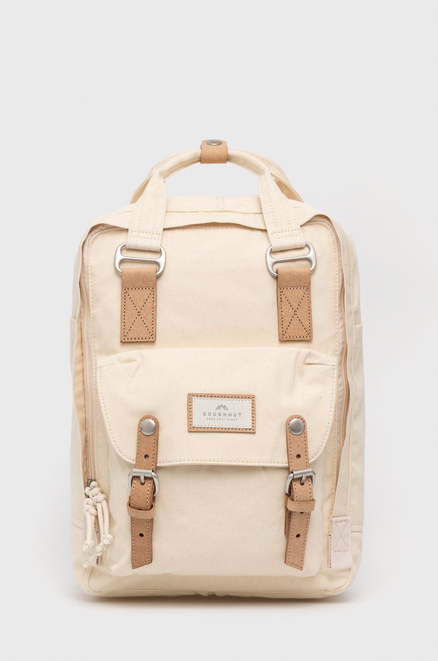 Rygsæk Doughnut Macaroon Organic Cotton Series Backpack Beige | D010OC.0011.F, 0