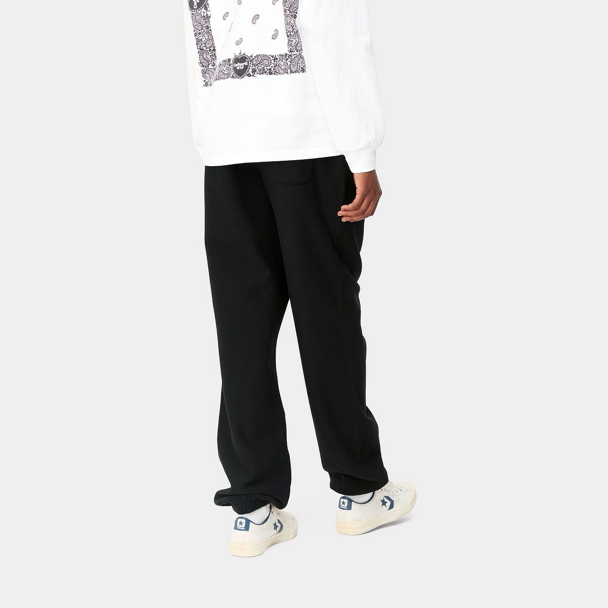 Joggingbukser Carhartt WIP American Script Sweat Pant Sort | I032328_89_XX, 1